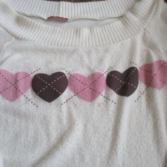 Cute & Sexy Off the Shoulder Heart Sweater XL or 1X - Picture 8 of 11